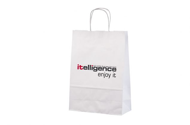 Tyylik�s valkoinen paperikassi vahvalla laadulla. Toimitus Suomeen sis�ltyy hintaan. Voidaan r��