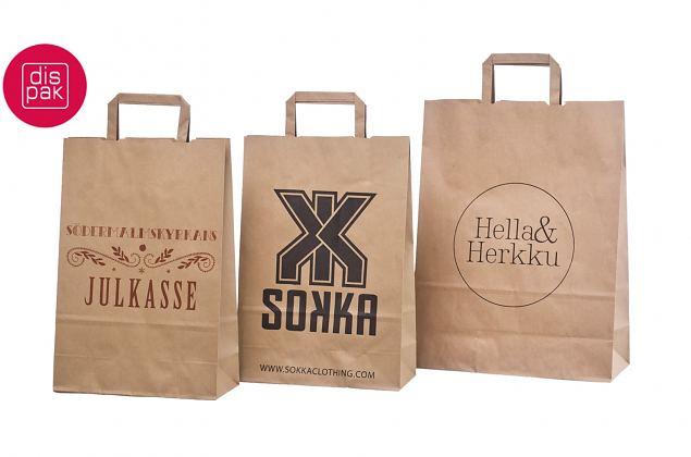 tyylikk��t litte�kannikkeiset ekopaperikassit omalla painatuksella 