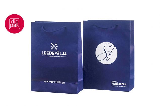 K�sintehdyt luksuspaperikassit omalla logolla 