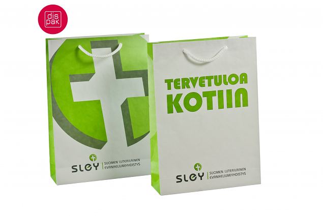 edulliset k�sintehdyt luksuspaperikassit omalla logolla 