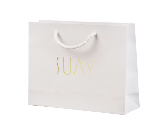 Hyv�nn�k�inen luksuspaperikassi. Saatavana yksil�llisell� painatuksella tai ilman painatusta. Min