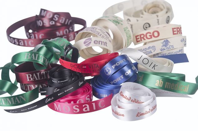 Snygga Satinband Med Tryck av H�gsta Kvalitet