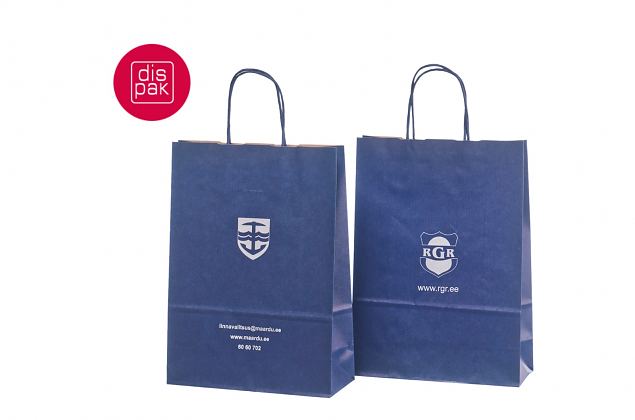 bl� papirpose med logo 