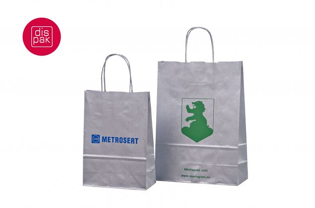 billige s�lvfargede papirposer 