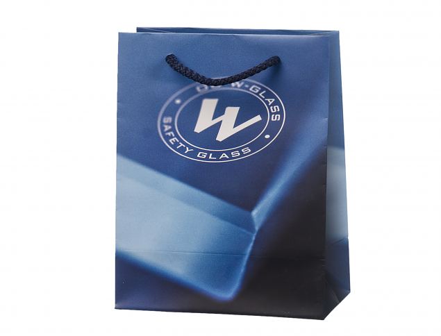 Lekkert utformet papirpose av h�y kvalitet. Minstebestilling med trykkdesign er kun 50 stk. 