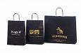 sort papir pose med logo | Galleri af v�rker- sort papirsposer med tryk sort papirspose med person