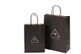 sort papir pose med logo | Galleri af v�rker- sort papirsposer med tryk sorte papirsposer med logo