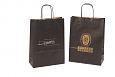 sort papir pose med logo | Galleri af v�rker- sort papirsposer med tryk sort papirspose med person