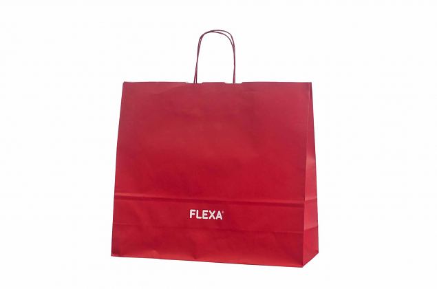 r�de papirsposer med logo 