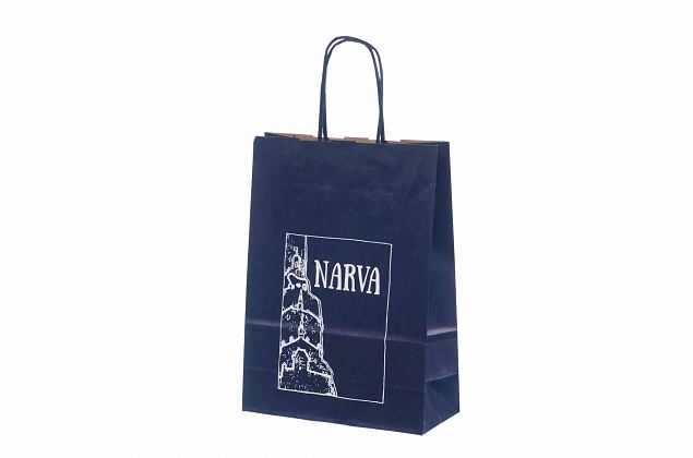 Elegant bl� papperskasse i f�rstklassig kvalitet. Kan f�s med eller utan personligt tryck. Flera s