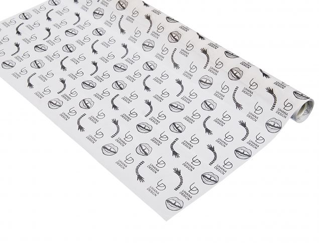 Snyggt, f�rstklassigt silkespapper med tryck. Gratis tryckf�rberedelser. Ring oss p� 08-55 92 33 0