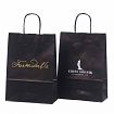 Galleri-Black Paper Bags with Rope Handles
