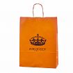 Galleri-Orange Paper Bags with Rope Handles