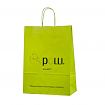 light green paper bag Galleri-Orange Paper Bags with Rope Handles