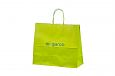 light green paper bag | Galleri-Orange Paper Bags with Rope Handles light green paper bags with pr