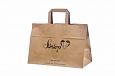 Galleri-Brown Paper Bags with Flat Handles brown paper bags with print 