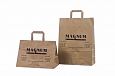 brown kraft paper bag | Galleri-Brown Paper Bags with Flat Handles durable brown paper bag with pe