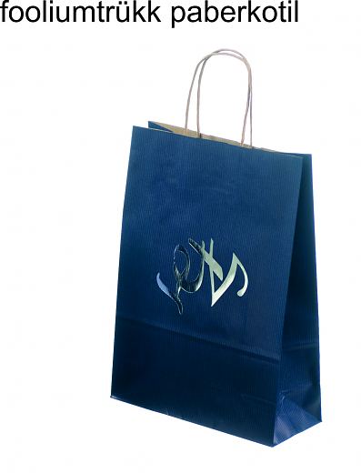 Firma logoga paberist kott ettev�tele. Lai valik erinevaid kotte.