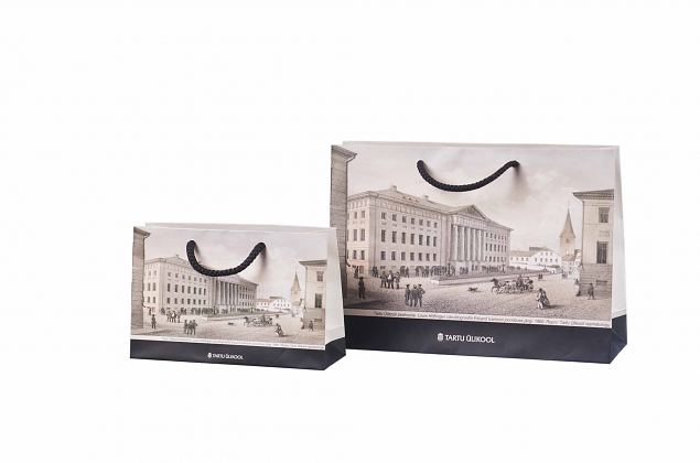 Firma logoga paberist kott ettev�tele. Lai valik erinevaid kotte.