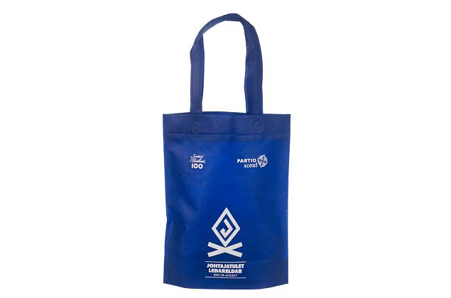 Sinist v�rvi riidest kott, mis on valmistatud tugevast non woven kangast. V�iksematele kogustele, 