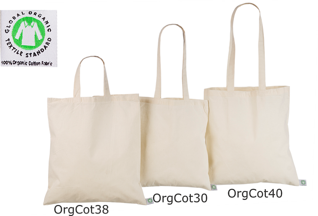 Naturf�rgade ekologiska tygkassar