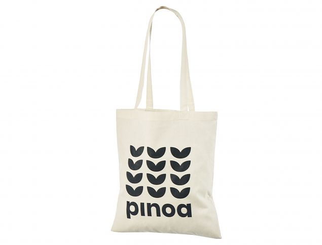 Pikkade sangadega loodusvalget v�rvi riidest kott. 