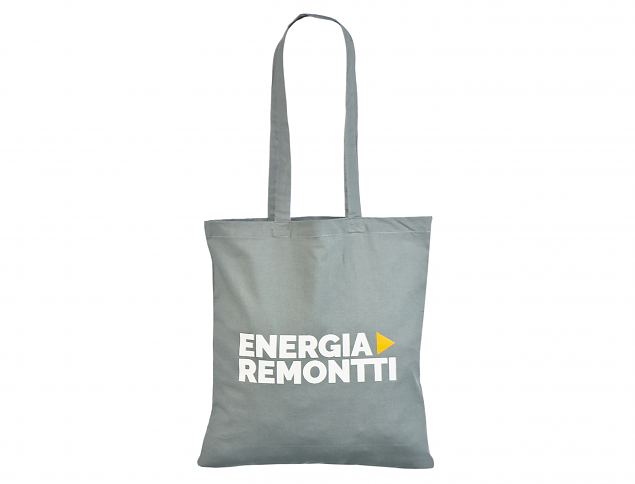 Logotr�kiga halli v�rvi riidest kott. Tr�kiga kottide miinumum kogus on 50 kotti. Ilma tr�kita kot