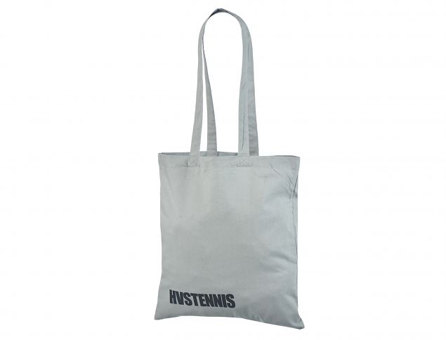 Vahva ja hyv�nn�k�inen harmaa puuvillakassi. Minimitilausm��r� omalla painatuksella on 50 kappalet