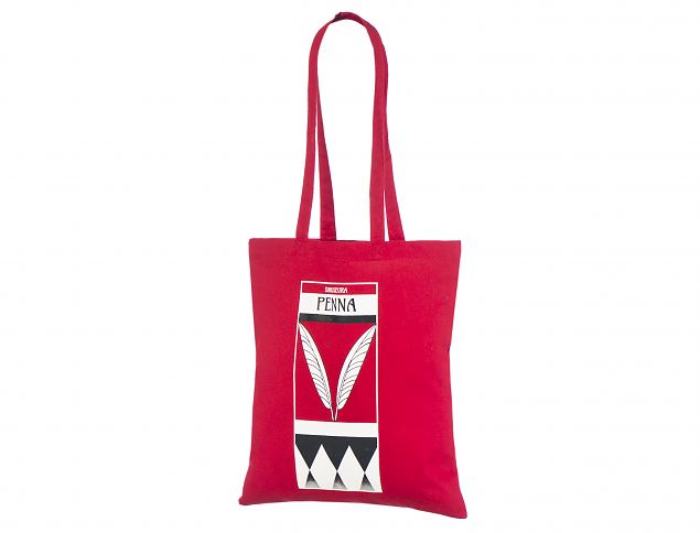 Vahva ja hyv�nn�k�inen punainen puuvillakassi. Minimitilausm��r� omalla painatuksella alkaa vain 5