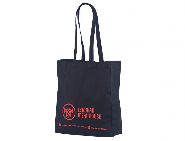 Musta v�rvi k�ljevoldiga riidest kotid. Tr�kiga kottide miinumumkogus on 50 kotti. Kottidele on v