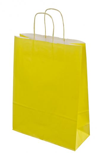 Kollased pabern��r sangaga paberkotid