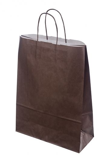 Tumepruunid pabern��r sangaga paberkotid