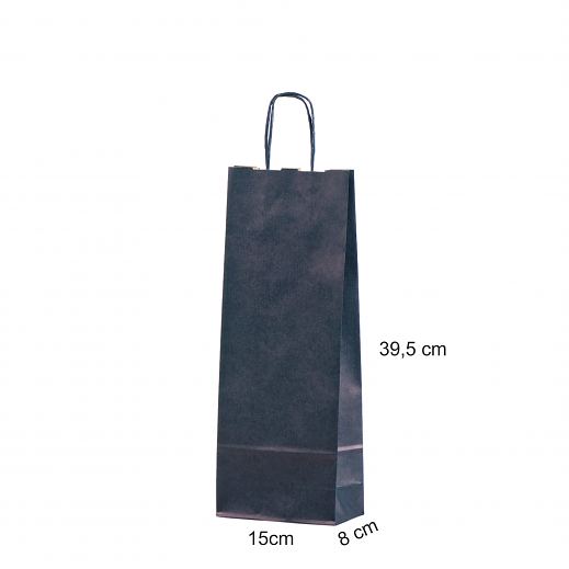 Sinine paberist veinikott m��tudega 15x8x39,5 cm