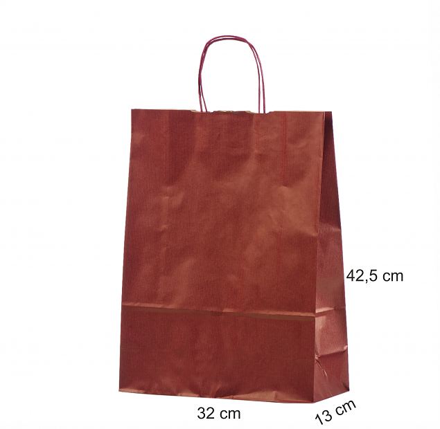 Veinipunane paberkott m��tudega 32x13x42,5 cm