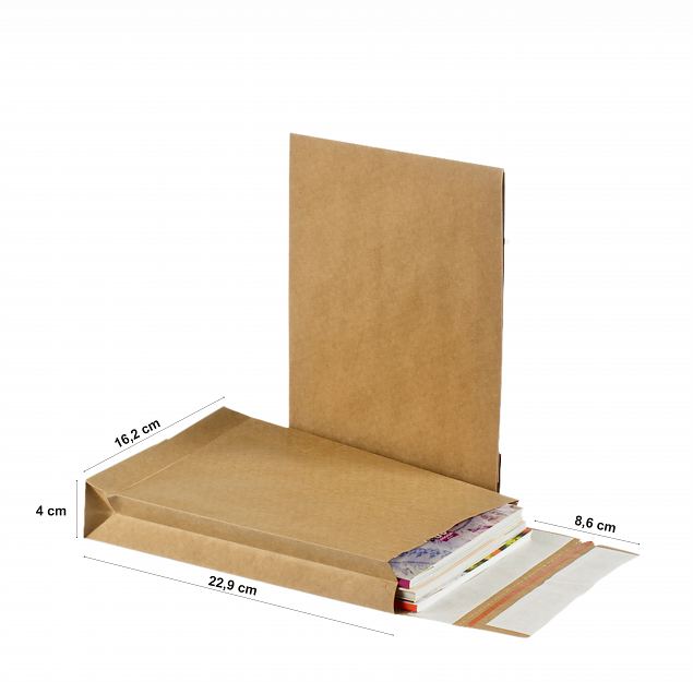 FSC_Flap 1, kest�v�t paperista valmistetut postituspussit