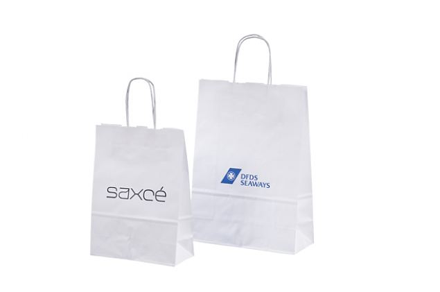 Valged paberkotid on hinnaklassilt soodsad ja samuti on neile hea peale tr�kkida �he v�i enam v�rv