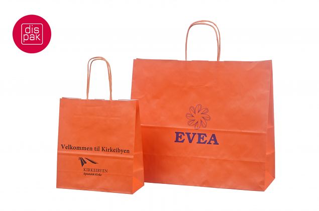 logo tr�kiga oran� paberkott 