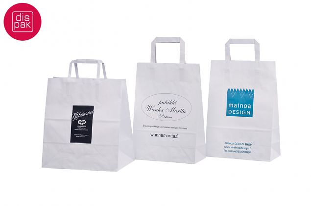 lamedate pabersangadega valge paberkott� 