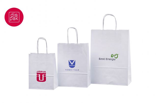 n��rsangadega valged paberkotid 