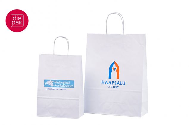 Tr�kiga valged paberkotid 