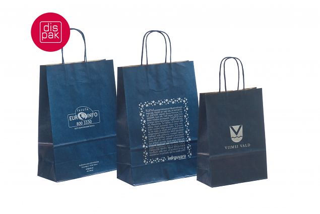 sinised paberkotid pabern��rist sangadega 