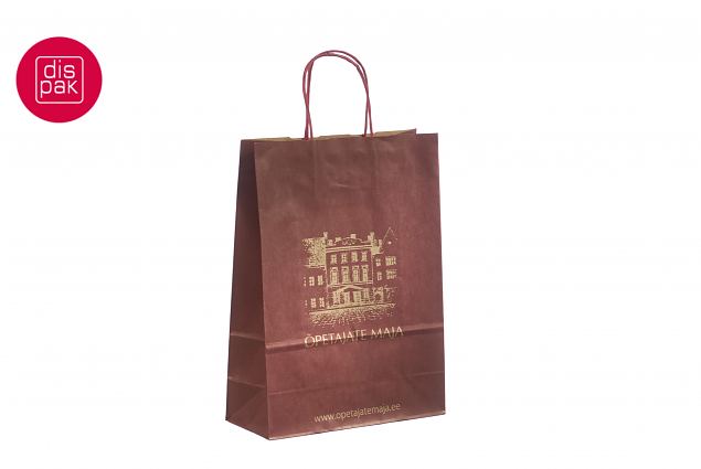 personalse tr�kiga veinipunane paberkott 