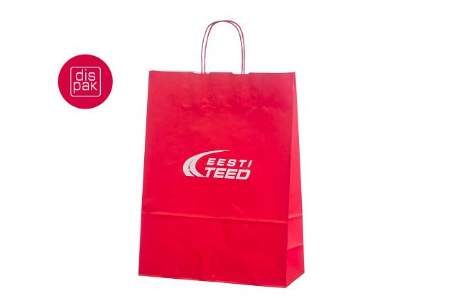 punased paberkotid n��rsangadega 